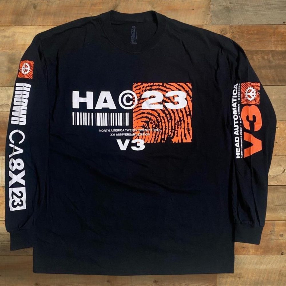 Head Automatica Tour 23 LS Tee Black XL